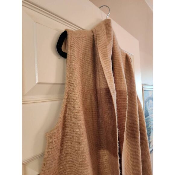 Ann Taylor sleeveless open front sweater tunic vest size M - Picture 4 of 5